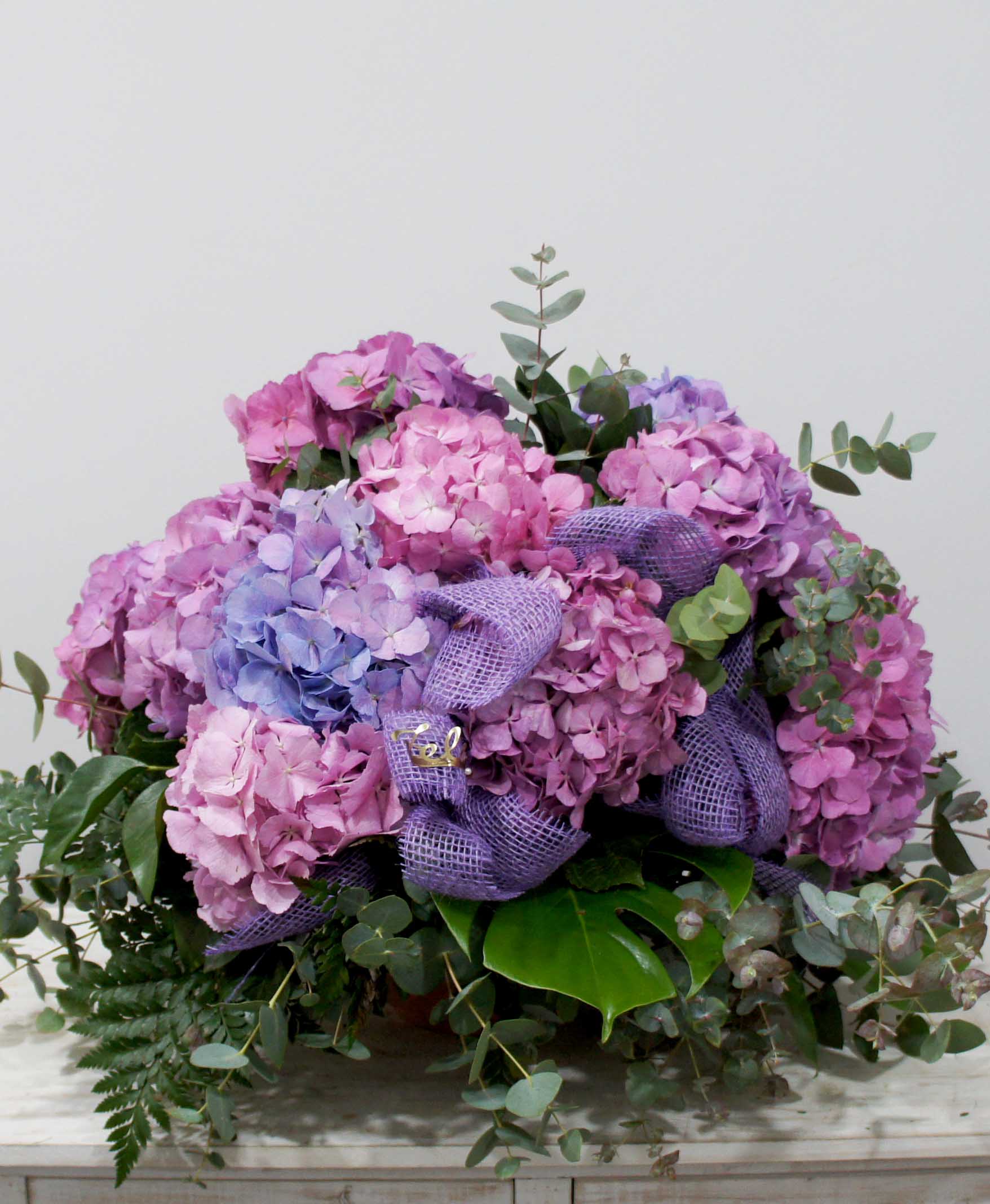 Centro con hortensias - flores a domicilio valencia - ramos de flores a  domicilio valencia - envío flores valencia
