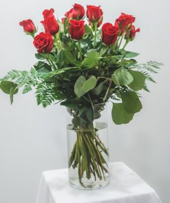 Ramo con 24 rosas rojas