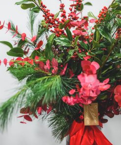 Alternative view of Búcaro verdes navideños clásico