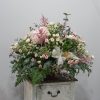 centro romance con flores de estilo romántico