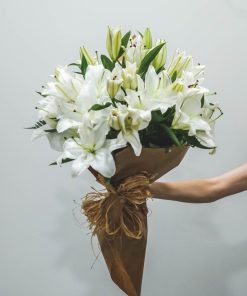 Ramo liliums blancos